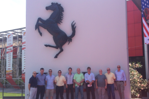 Engineers tour Robur factory and Ferrari museum in Italy