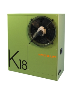 Robur K18 gas heat pump - front